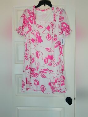 Kindred Pink Floral Tie-Front Sundress